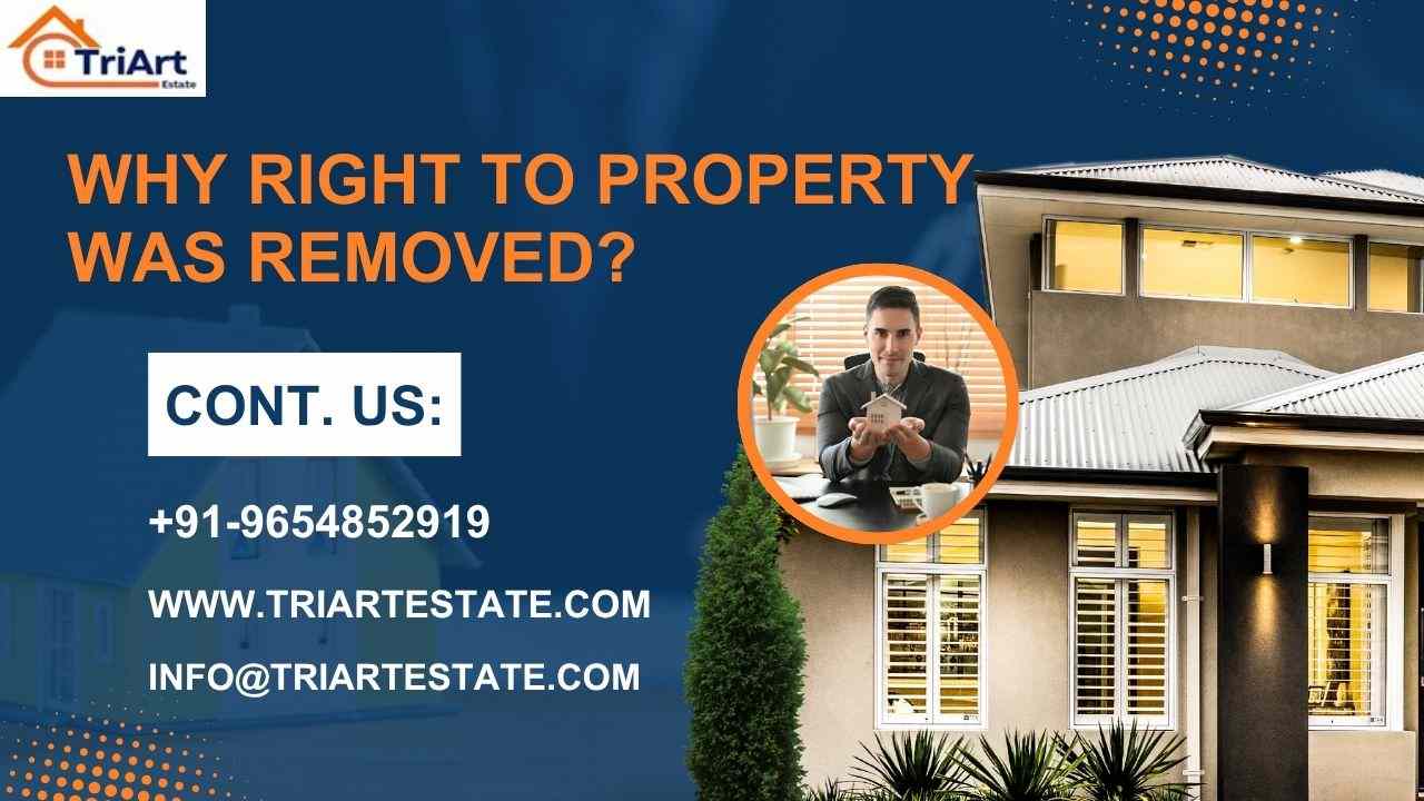Why Right to Property Was Removed? 2 Why Right to Property Was Removed