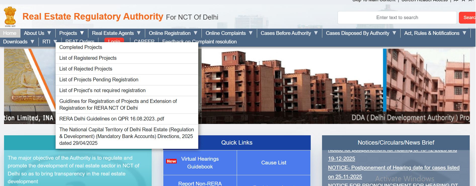 RERA Delhi: Registration Process, Project Search & Complaint Filing Guide 3 RERA Delhi: Registration Process, Project Search & Complaint Filing Guide 1