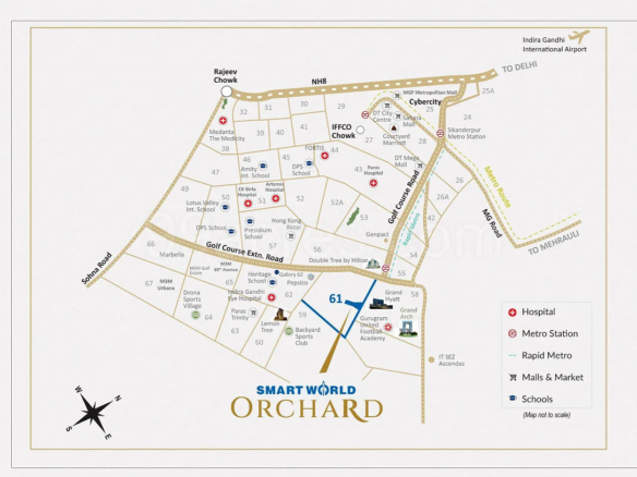Smart World Orchard 2 BHK Apartment 38