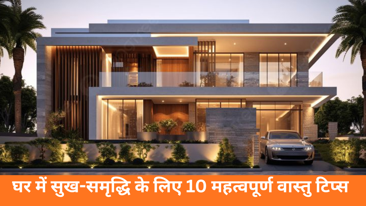 घर में सुख-समृद्धि के लिए 10 महत्वपूर्ण वास्तु टिप्स