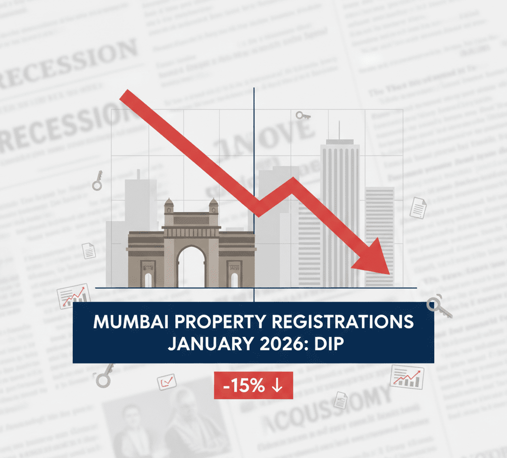 Mumbai Property Registrations Dip in January 2026 by 8% to 11,219 units, stamp duty collections up by 2% 2 Mumbai Property Registrations Dip in January 2026 by 8% to 11,219 units, stamp duty collections up by 2% 1
