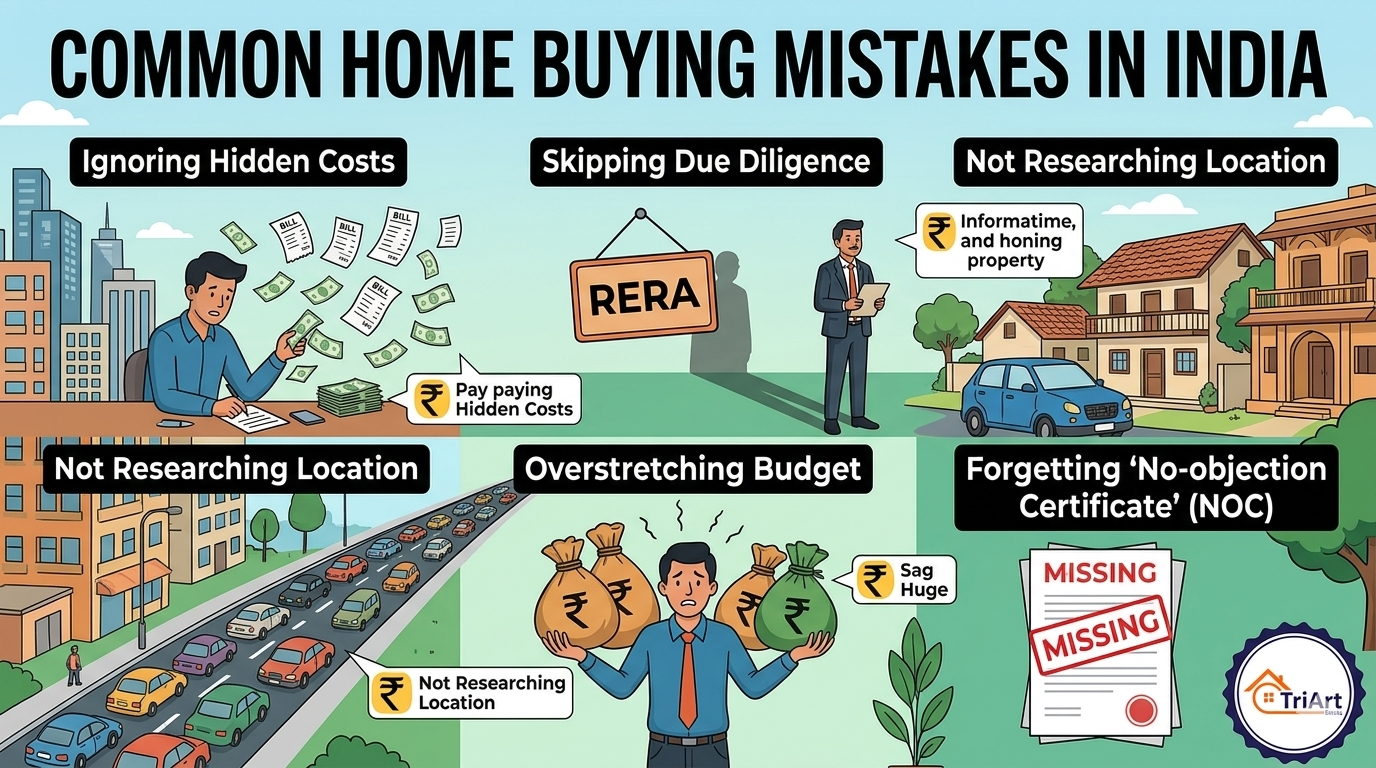Common Home Buying Mistakes in India
