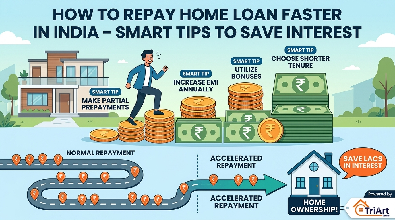 How to Repay Home Loan Faster in India – Smart Tips to Save Interest 6