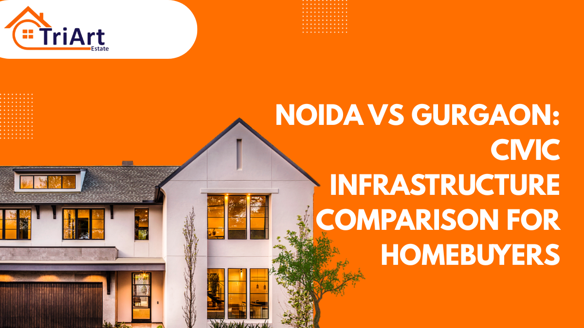 Noida vs Gurgaon Civic Infrastructure Comparison for Homebuyers
