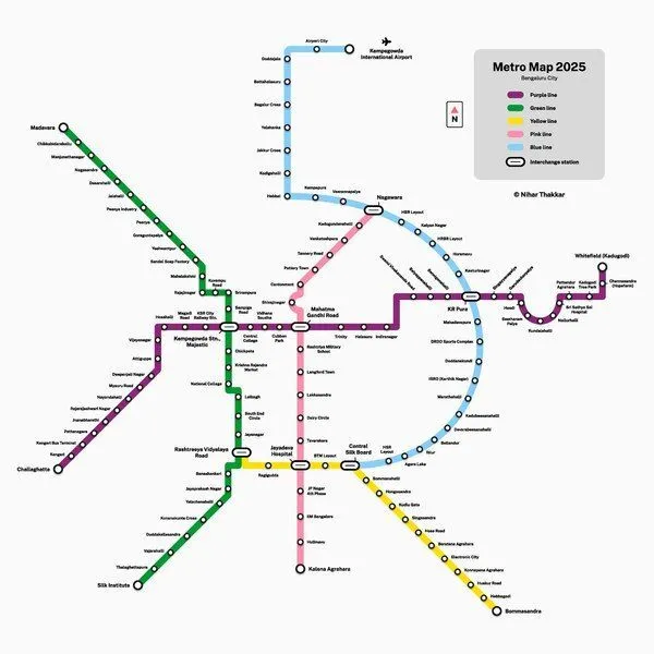 Bangalore Namma Metro 2026: Route Map, Timings, Extensions and Latest Updates 2 Bangalore Namma Metro 2026: Route Map, Timings, Extensions and Latest Updates 1