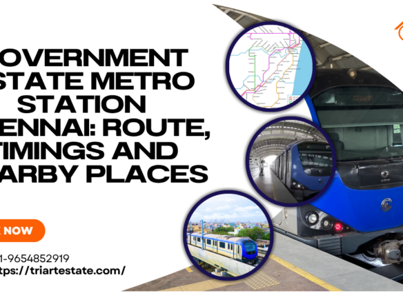 Government Estate Metro Station Chennai